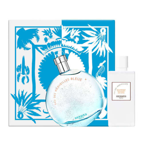 Picture of Hermes  Eau Des Merveilles Bleue for Women  Eau de Parfum 100mL Gift Set