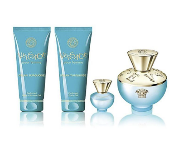 صورة Versace Dylan Turquoise Pour Femme Eau de Toilette 100mL Gift Set