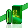 Metallic Green Fragrance Bottle – Carolina Herrera 212 VIP Wins