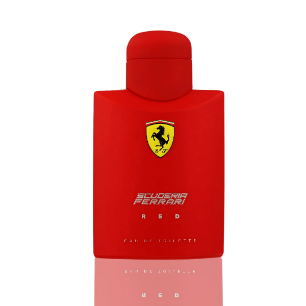 "Ferrari Scuderia Red men's perfume for everyday wear"