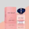 Experience Giorgio Armani My Way Eau de Parfum in its 90ml bottle with a fresh orange blossom and jasmine scent