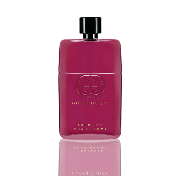 "Gucci Guilty Absolute Pour Femme – Blackberry and pink pepper fragrance."