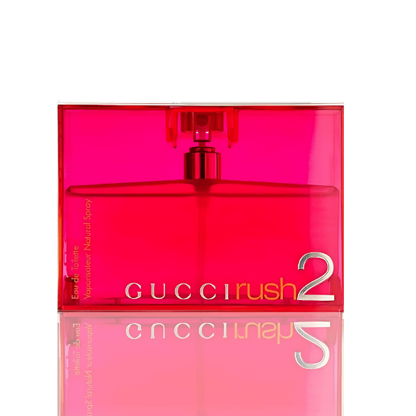 "Gucci Rush 2 for Women Eau de Toilette 50mL – Vibrant floral scent with woody and musky undertones."