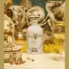 "Floral Gucci Winter’s Spring Eau de Parfum 100mL with fresh mimosa and warm pepper."