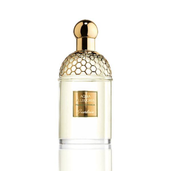 "Guerlain Aqua Allegoria Herba Fresca Eau de Toilette 125mL with lemon and mint notes."