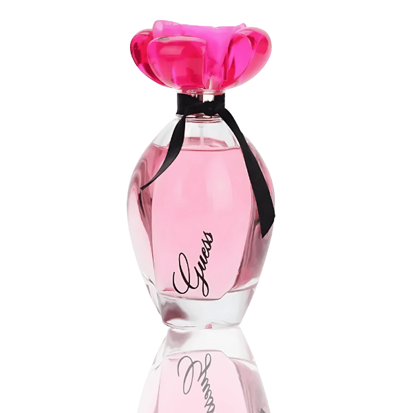 Guess Girl Eau de Toilette 100mL bottle with fruity notes of Raspberry and Melon.