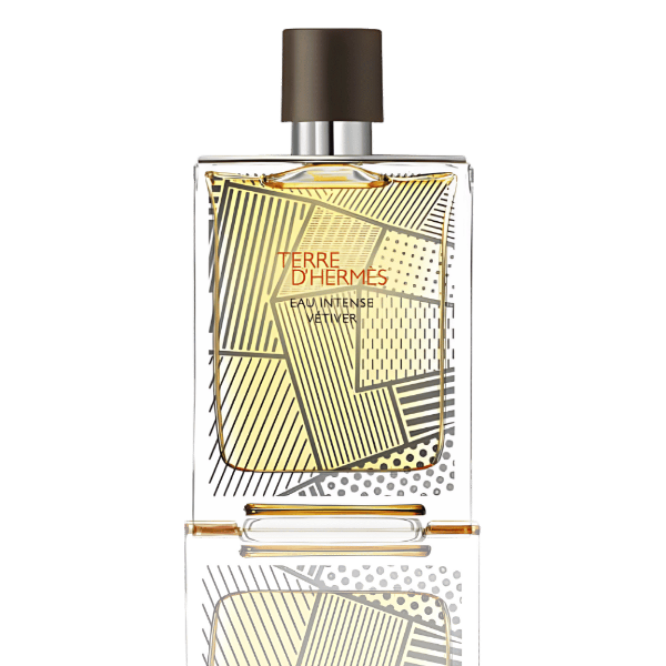 Hermès Terre D'Hermès Eau Intense Vétiver H Limited Edition – rich woody aromatic fragrance for men.