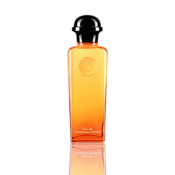 Hermès Eau de Mandarine Ambrée EDC 100mL, a fresh citrus-amber fragrance.