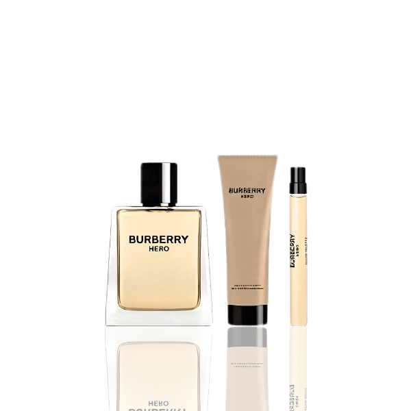 Burberry Hero EDT Gift Set – Woody Spicy Fragrance.