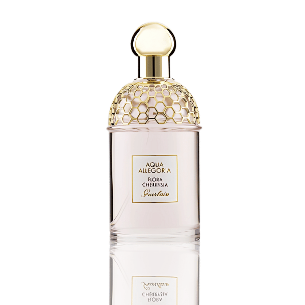 Guerlain Aqua Allegoria Flora Cherrysia 125mL, watermelon, pear, and white musk fragrance.