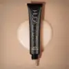 Oil-controlling primer for a smooth matte finish.