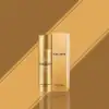 Elegant gold bottle design of Lady Million Deodorant Spray