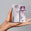 Elegant purple bottle of Lalique Amethyst Éclat